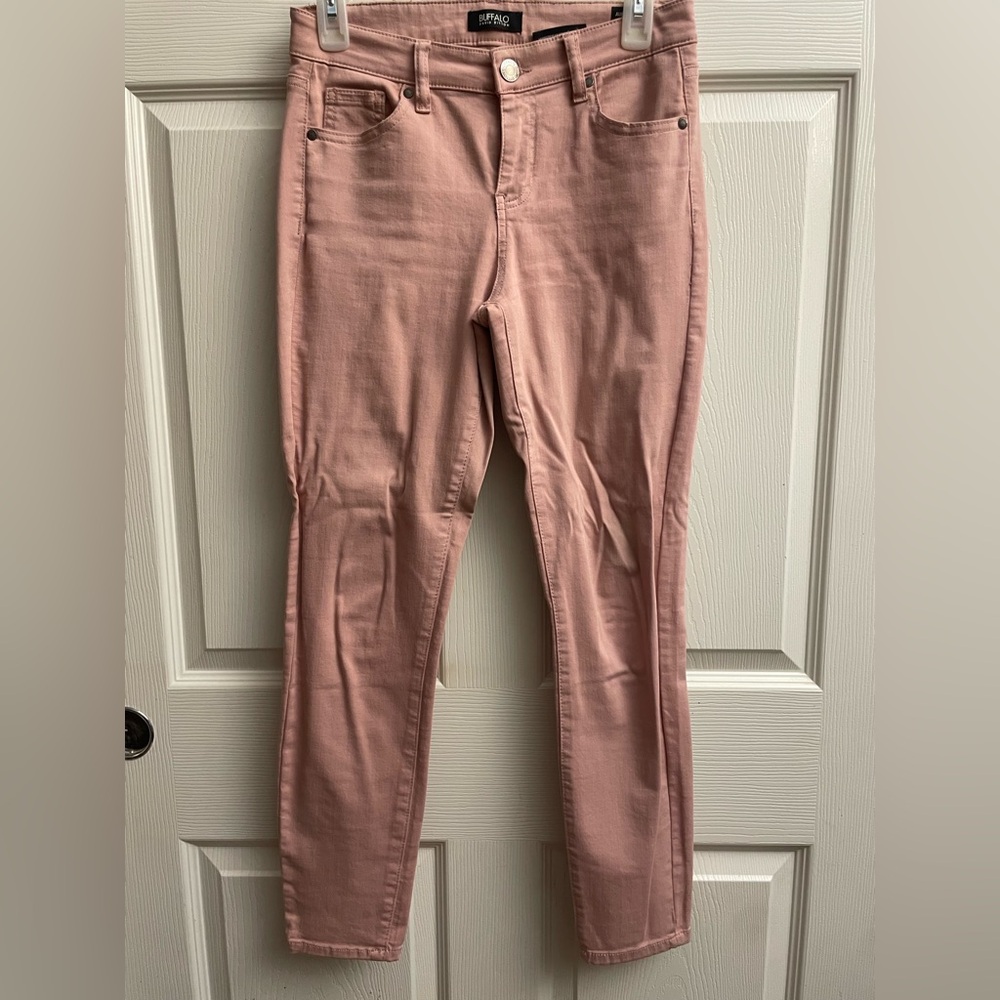 Buffalo David Bitton Pink Ankle Pants